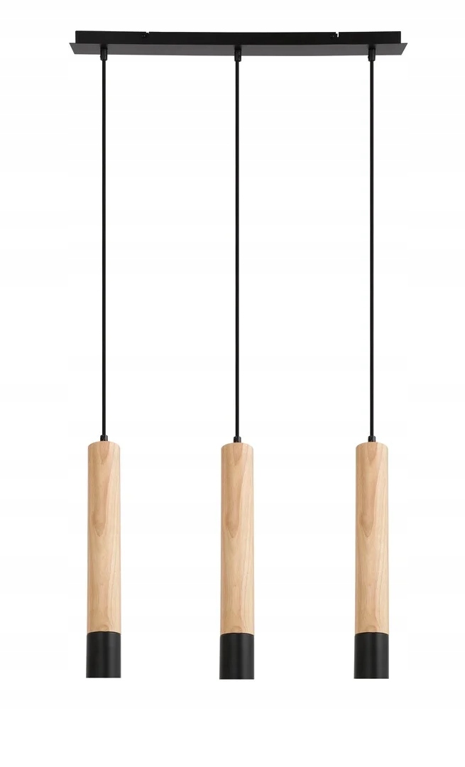 Závěsná dřevěná lampa GU10 3x50W barva buk 72133 Braulia Rabalux