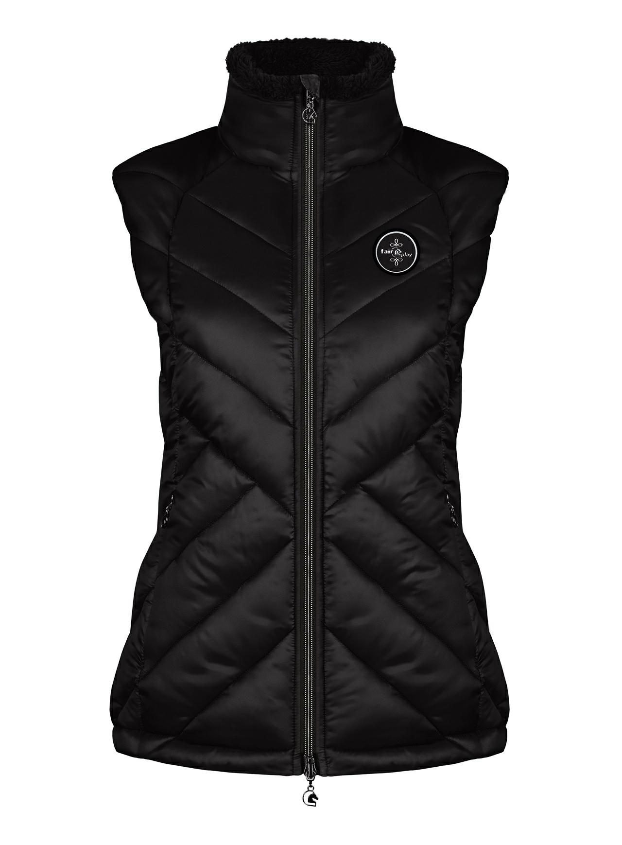 Jezdecká vesta Fair Play Davina, barva černá, velikost 36