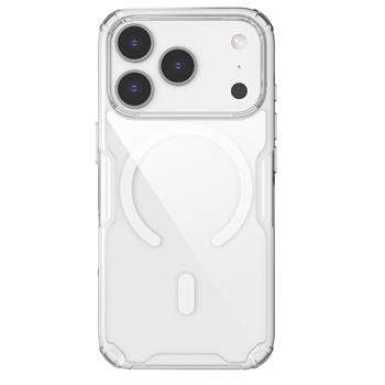 Etui Nillkin Nature Tpu Pro kompatybilne z MagSafe na iPhone 17 Pro białe
