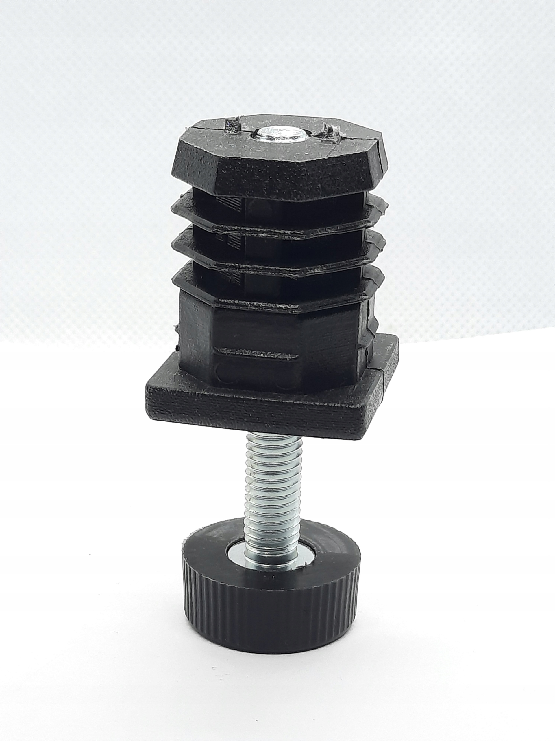 

10 SZT-Wkładka 30x30 M8+stopka fi25M8x60