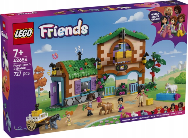 stavebnice Lego Friends 42654 Ranč poníků a stáj