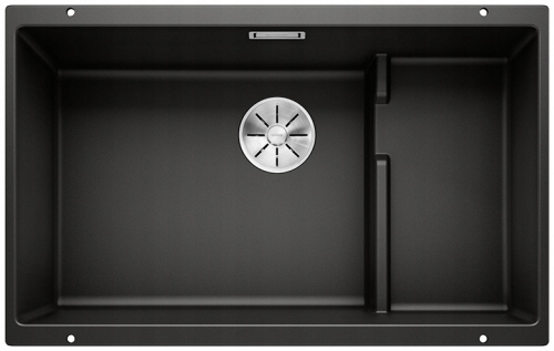 BLANCO SUBLINE 700-U Level 526003 czarny+syfon