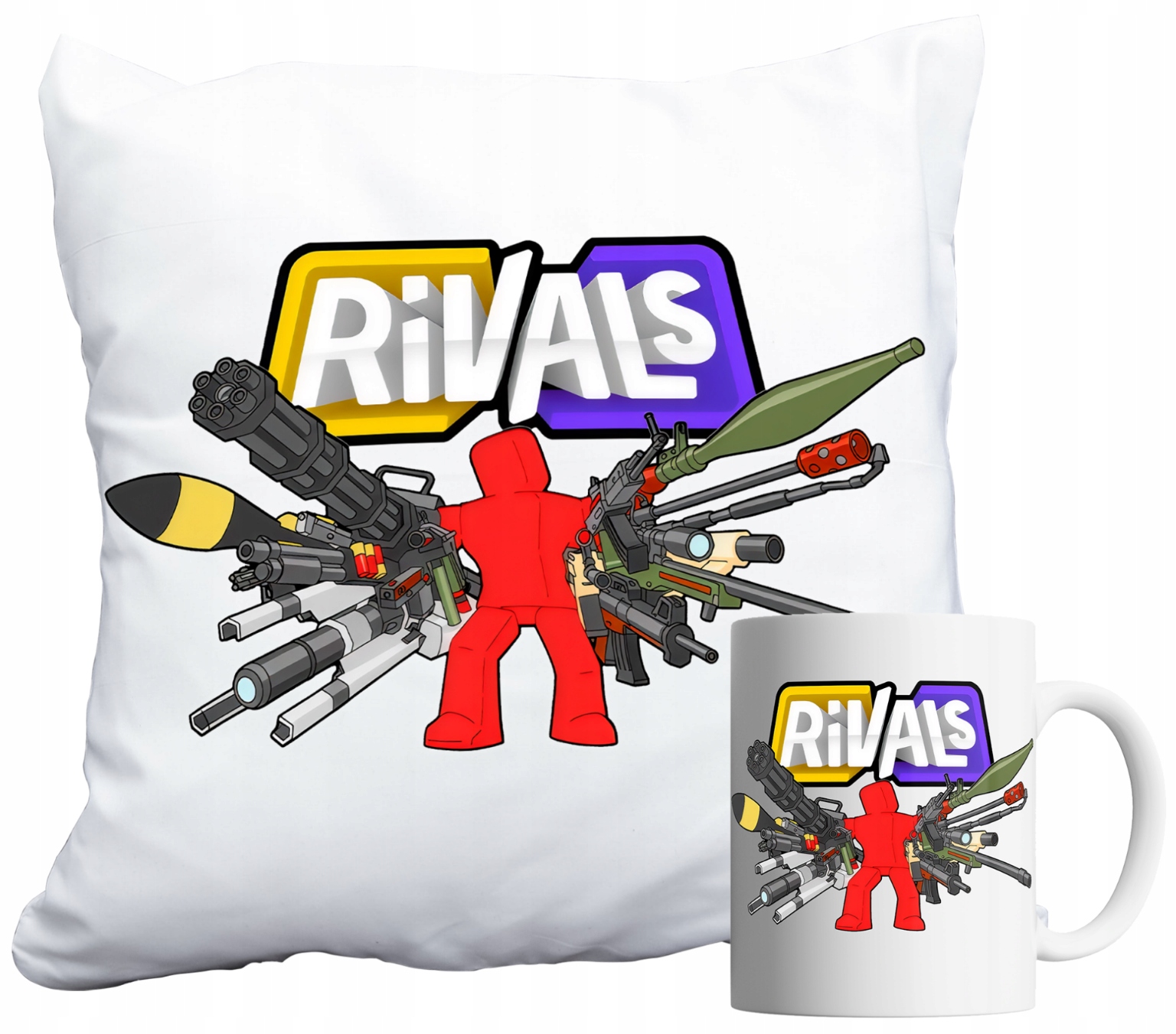 Sada Hrnek A Polštář Rivals Hra Roblox Pro Dítě Dárek Jméno