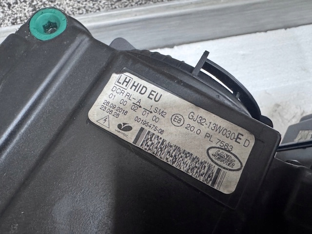 light left Land Rover Range Rover Evoque LIFT 15- Bi Xenon Led