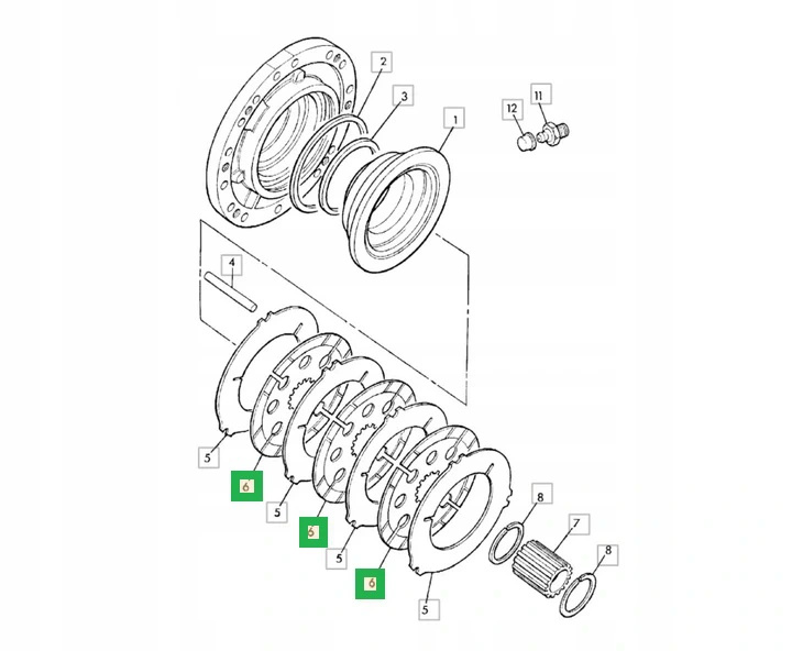 TARCZA HAMULCOWA CIERNA 3CX 4CX 458/20353 ORYGINAŁ Producent części Premium