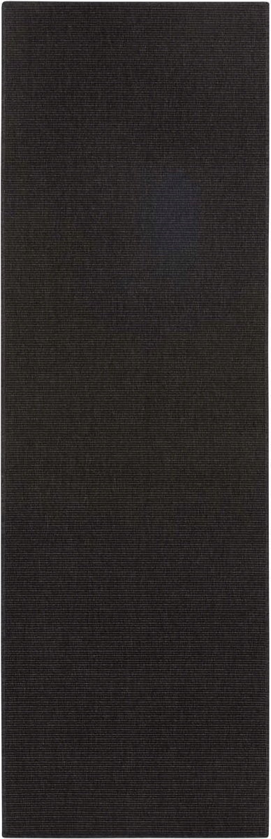 Behúň čierny plochý,šnúrový 80x500cm