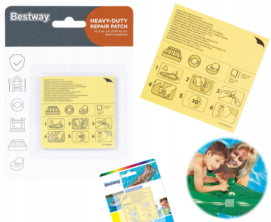 

Zestaw Naprawczy Łatki Do Pontonu Gumy Materaca