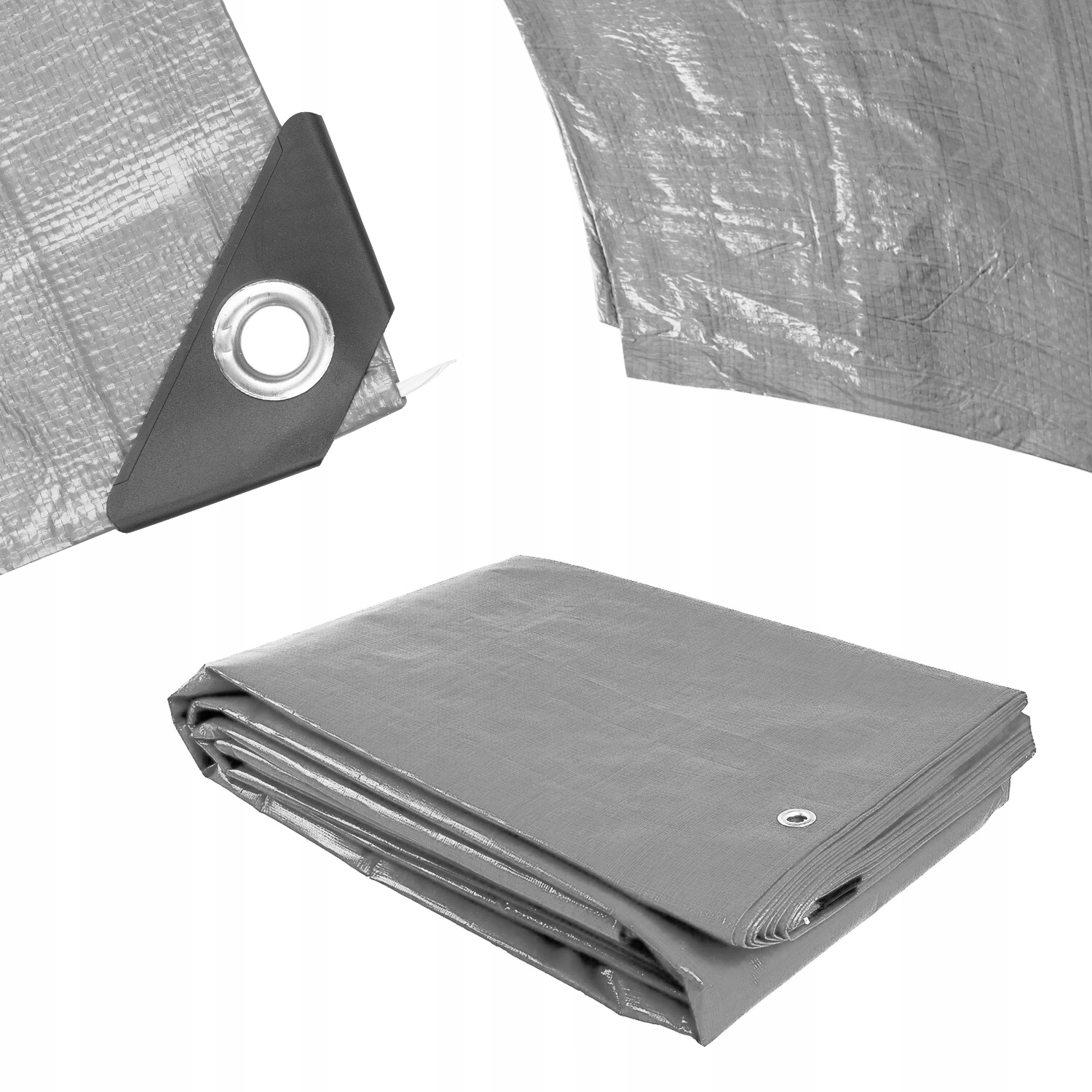 Plachta Procraft ST4x6 200g/m2 nepromokavá s oky 4x6 m stříbrná ST4x6, 69