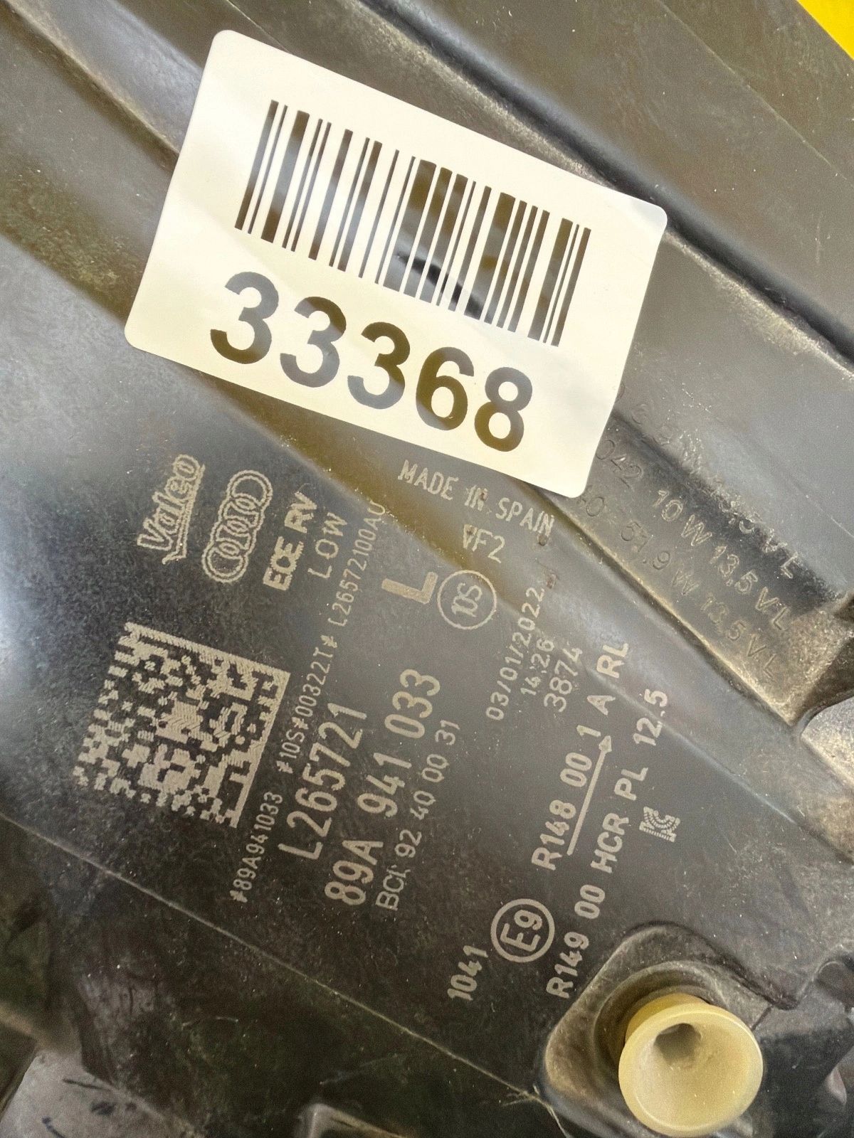 light left front Audi Q4 E-Tron Full Led 89A941033