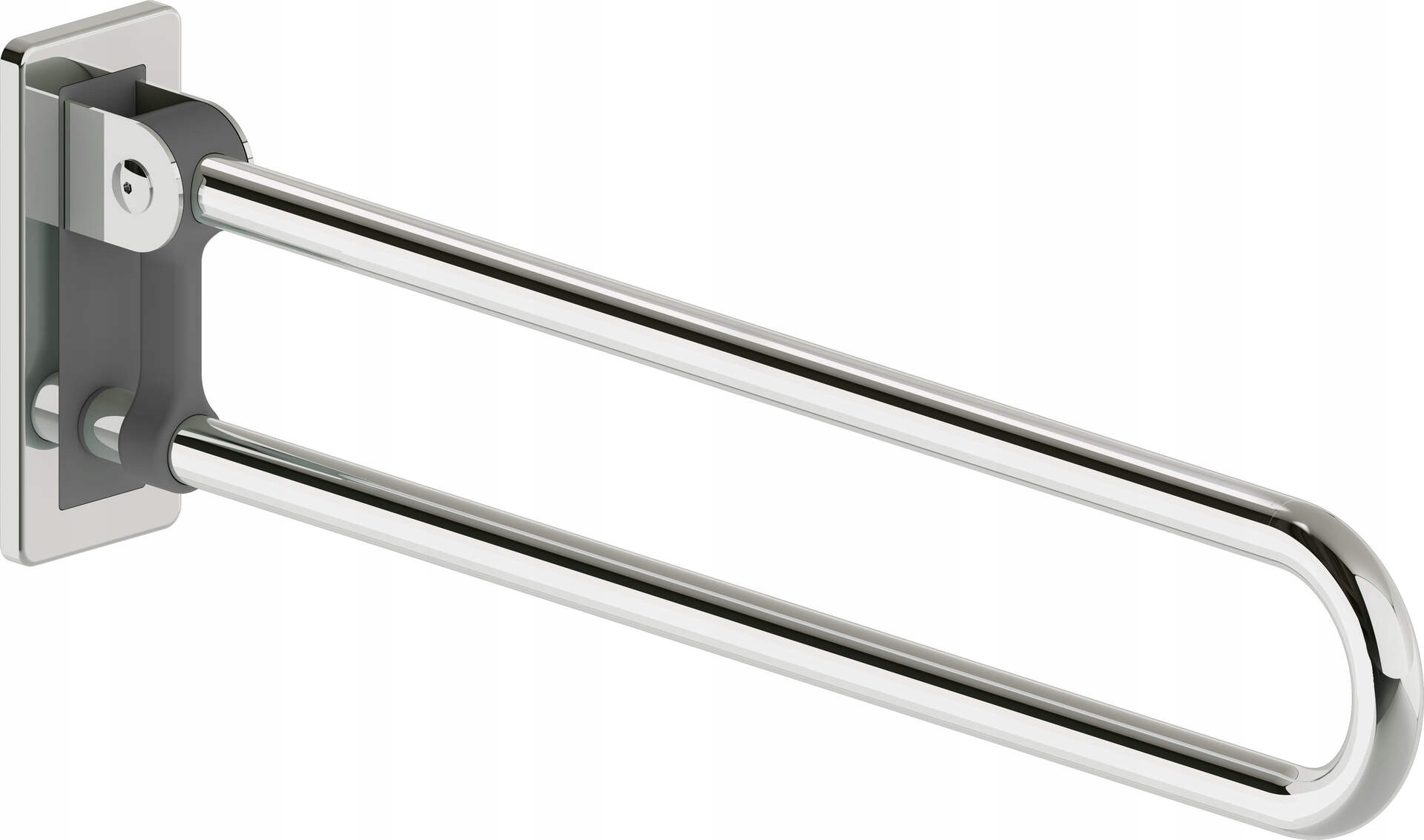 Skládací nástěnný držák 85 cm, ocel antracit, nosnost max 150 kg