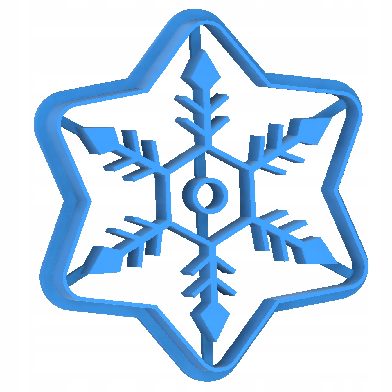 

Foremka stempel do ciastek ozdób pierników śnieżka