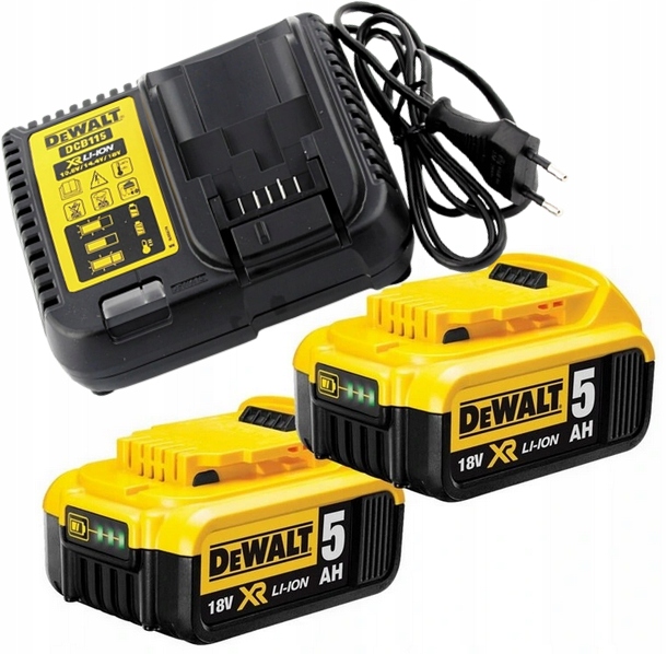 

2x Bateria 18V DCB184 Ładowarka DCB115 P2 DeWALT