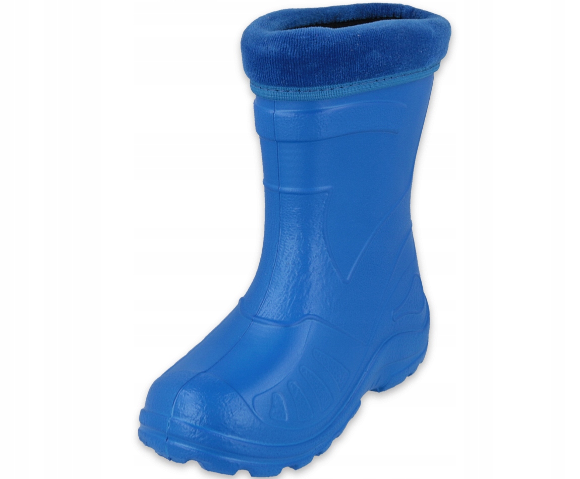 KALOSZE chłopięce BEFADO 162P106 ze skarpetą 22 Kolor niebieski