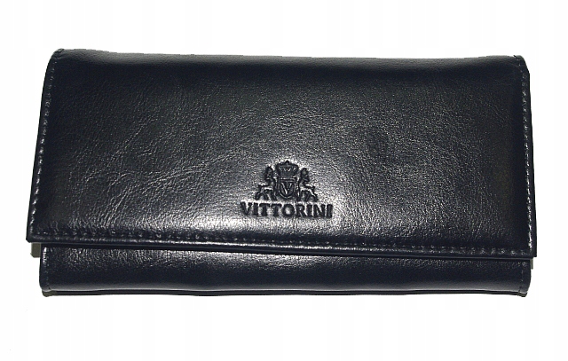 Vittorini dámská kožená peněženka se zipem, velikost 18,5 083-00-s17