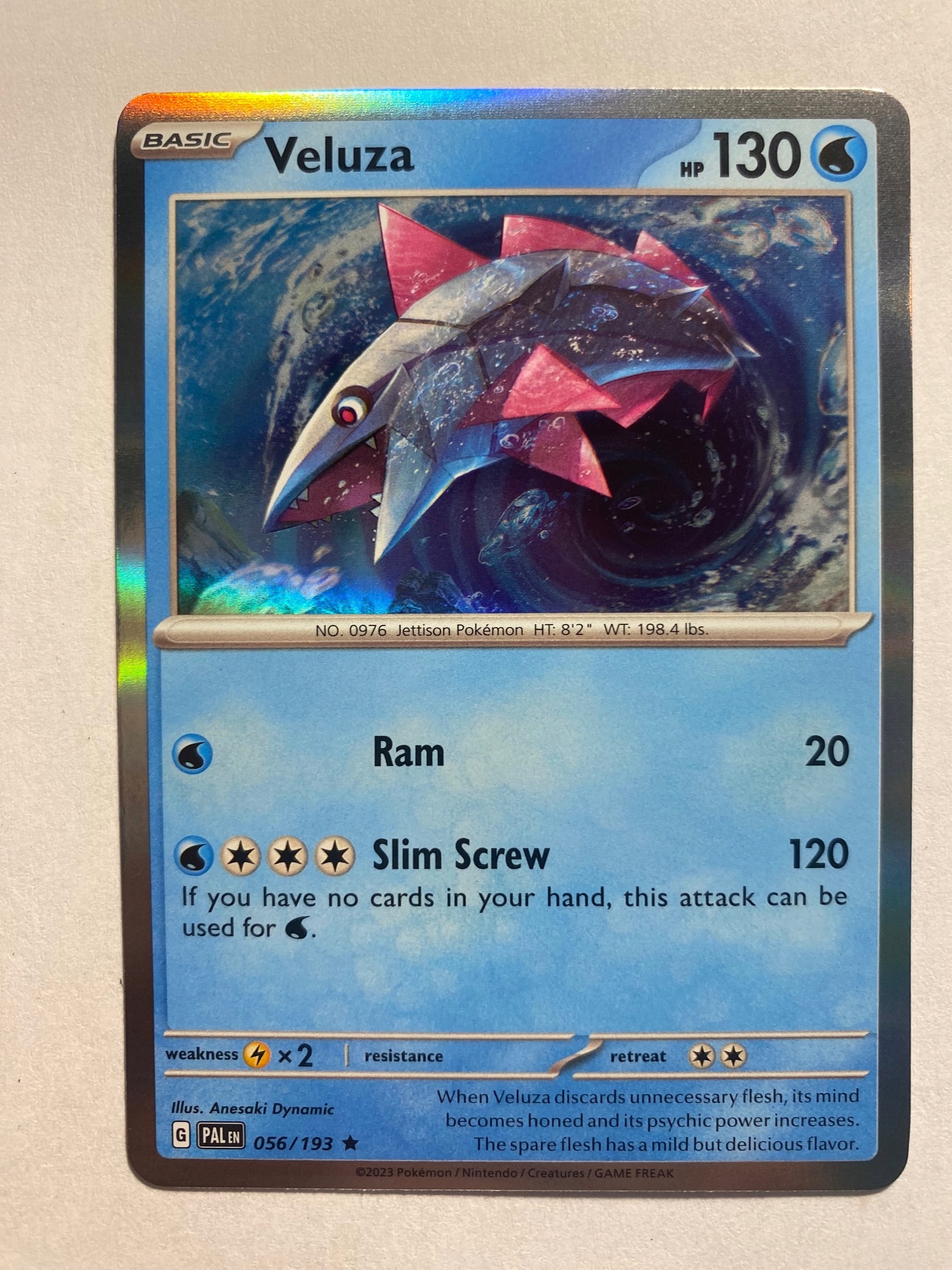 Paldea Evolved Holo 056/193 Veluza