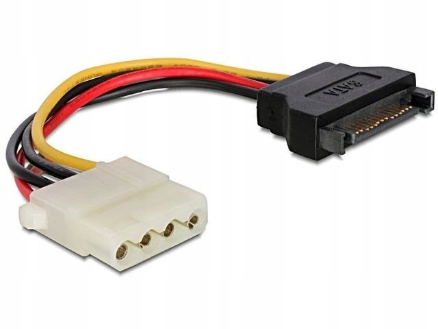 Gembird Kabel Sata zasilający(M)->Molex(M) 15cm Adapter