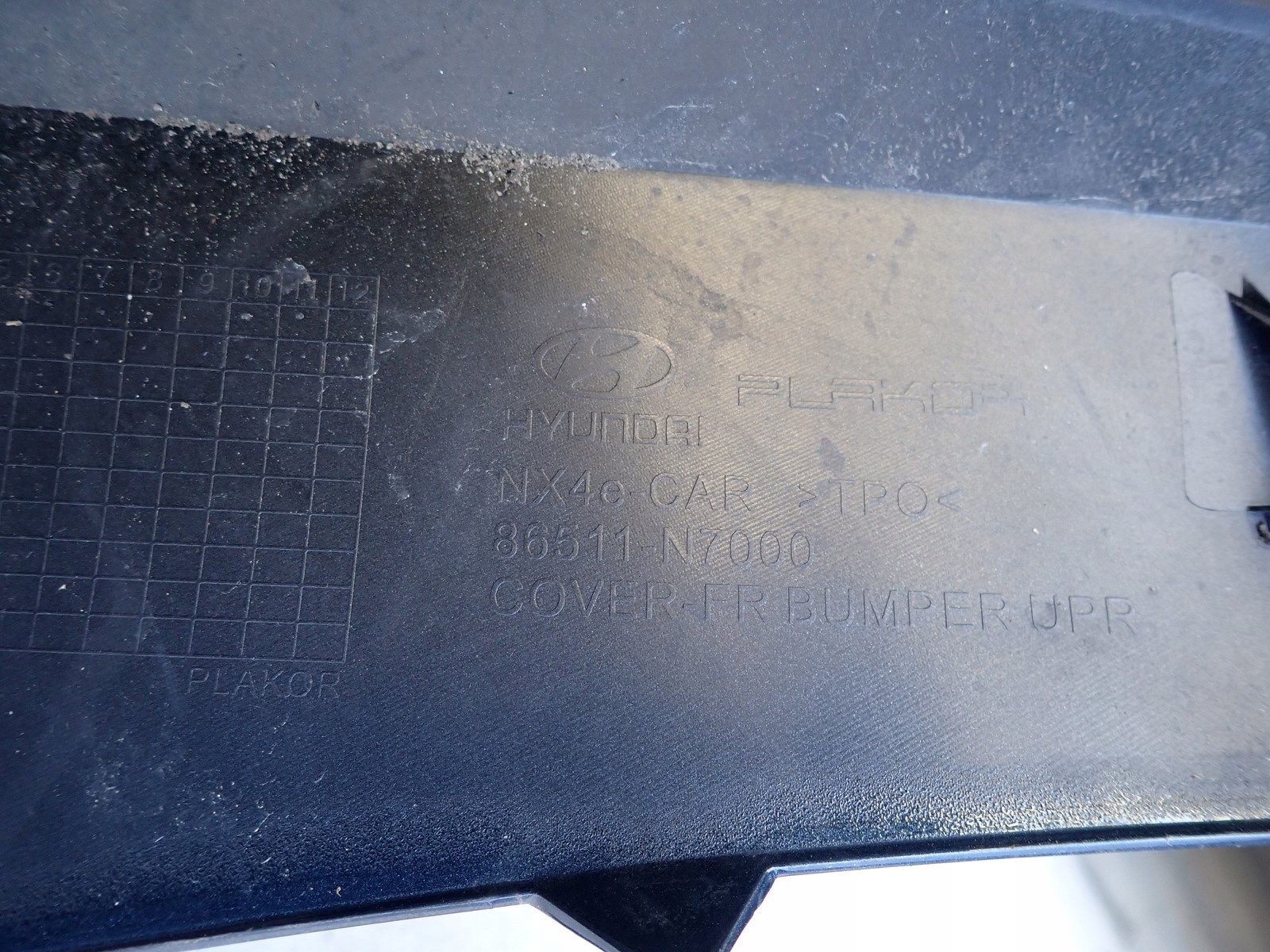 bumper front front HYUNDAI TUCSON 4 IV NX4E 2020-2024R