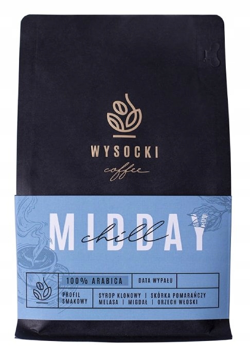 Levně Káva zrnková Wysocki Coffee Midday Chill 1 kg 100% Arabika 1000 g