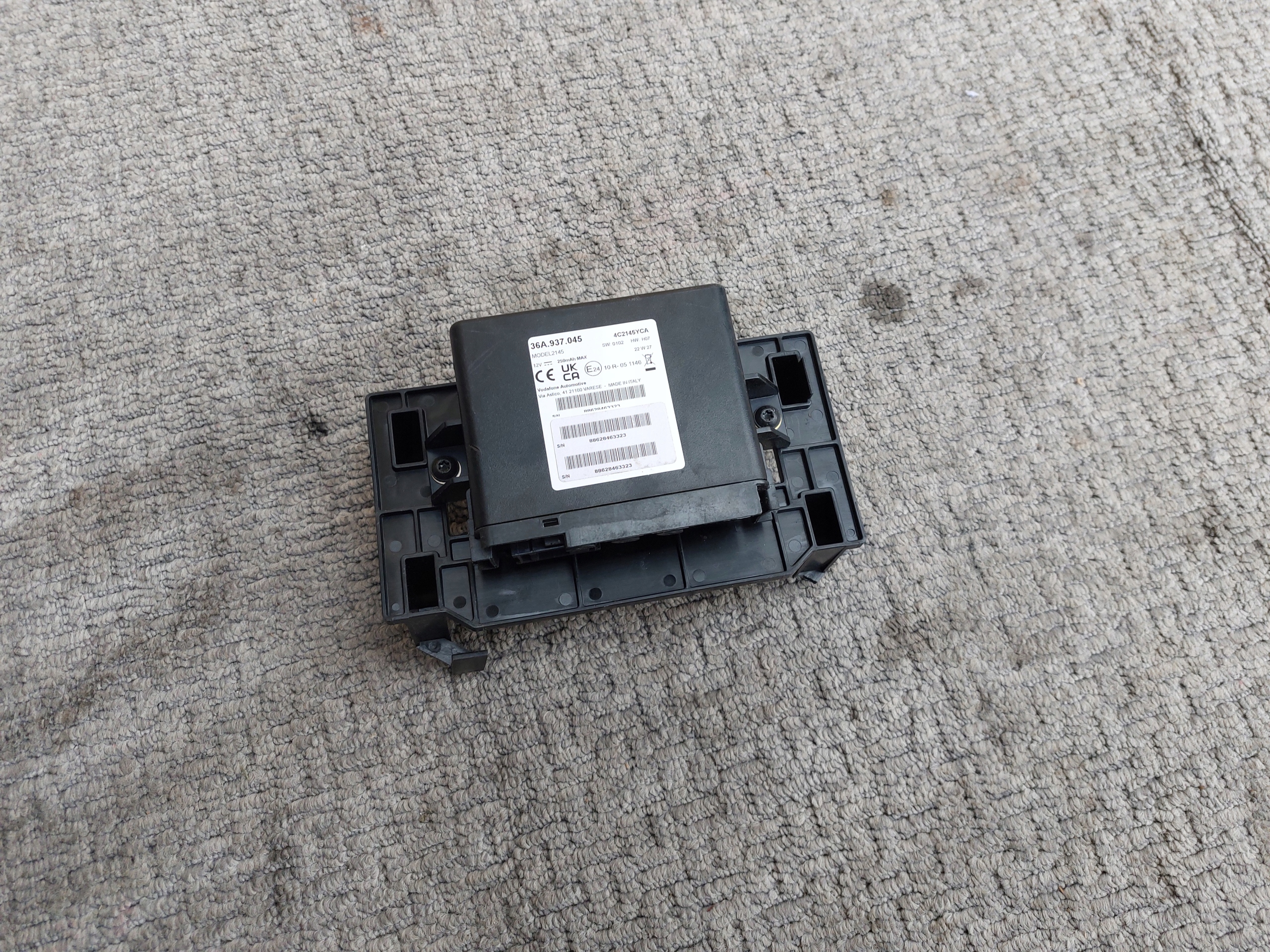 module alarm module control unit BENTLEY CONTINENTAL 21r 36A937045