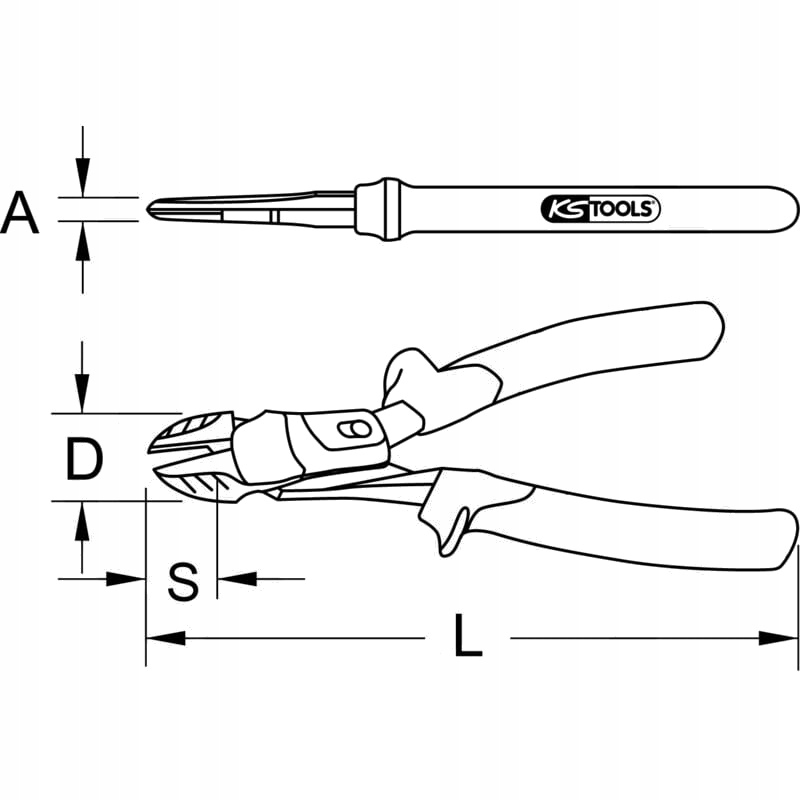 Przecinak poprzeczny KS Tools ULTIMATEplus 210 mm Marka KS Tools
