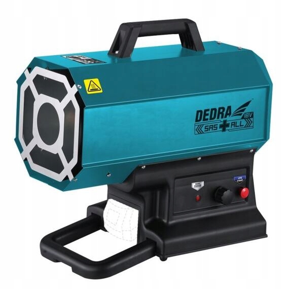 Dedra ohrievač plynový 9-20kW, 18V/230V, spotreba 1,45kg/1h, Piezo, prúd vz