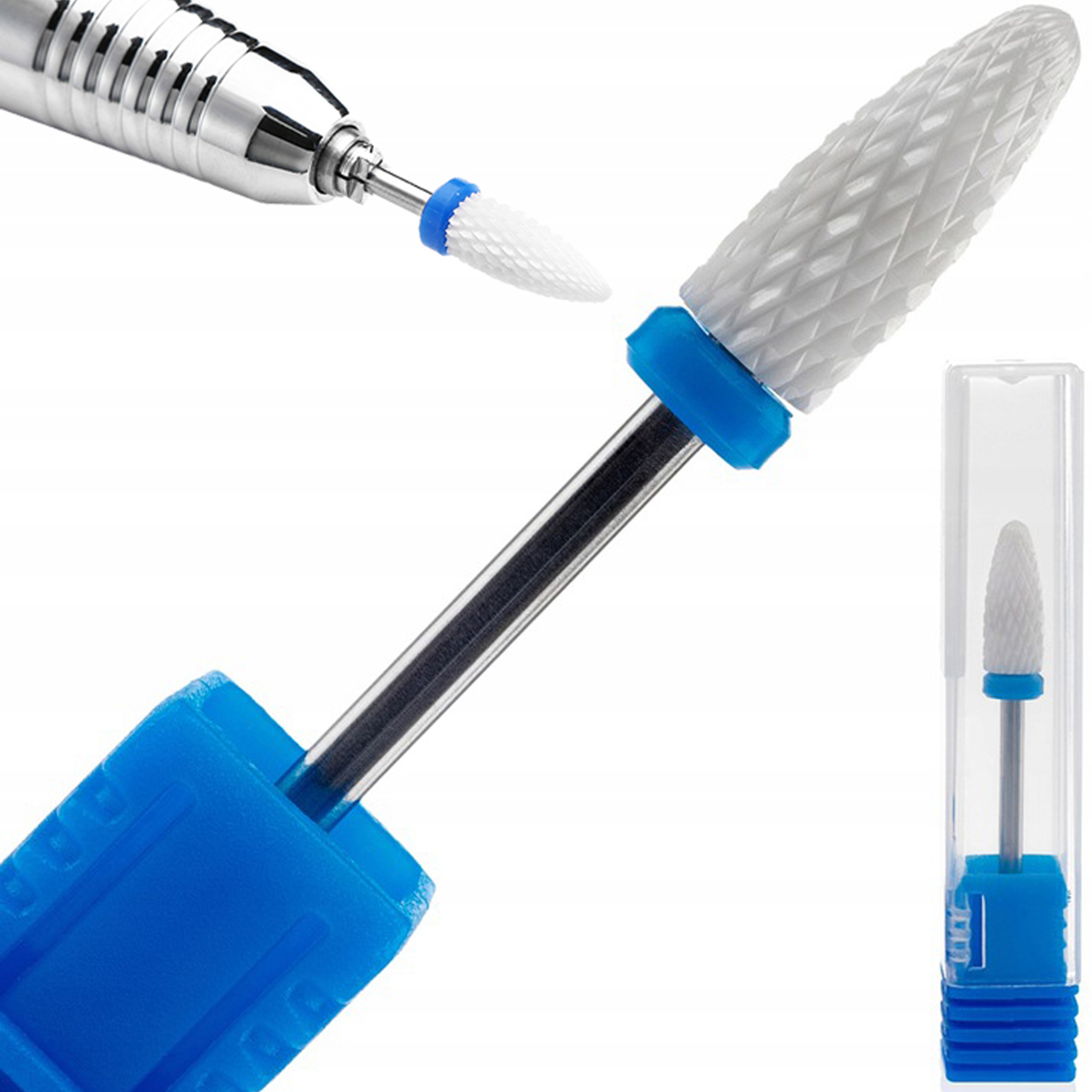 

Frez Ceramiczny Stożek Średni Hybryda Żel Akryl