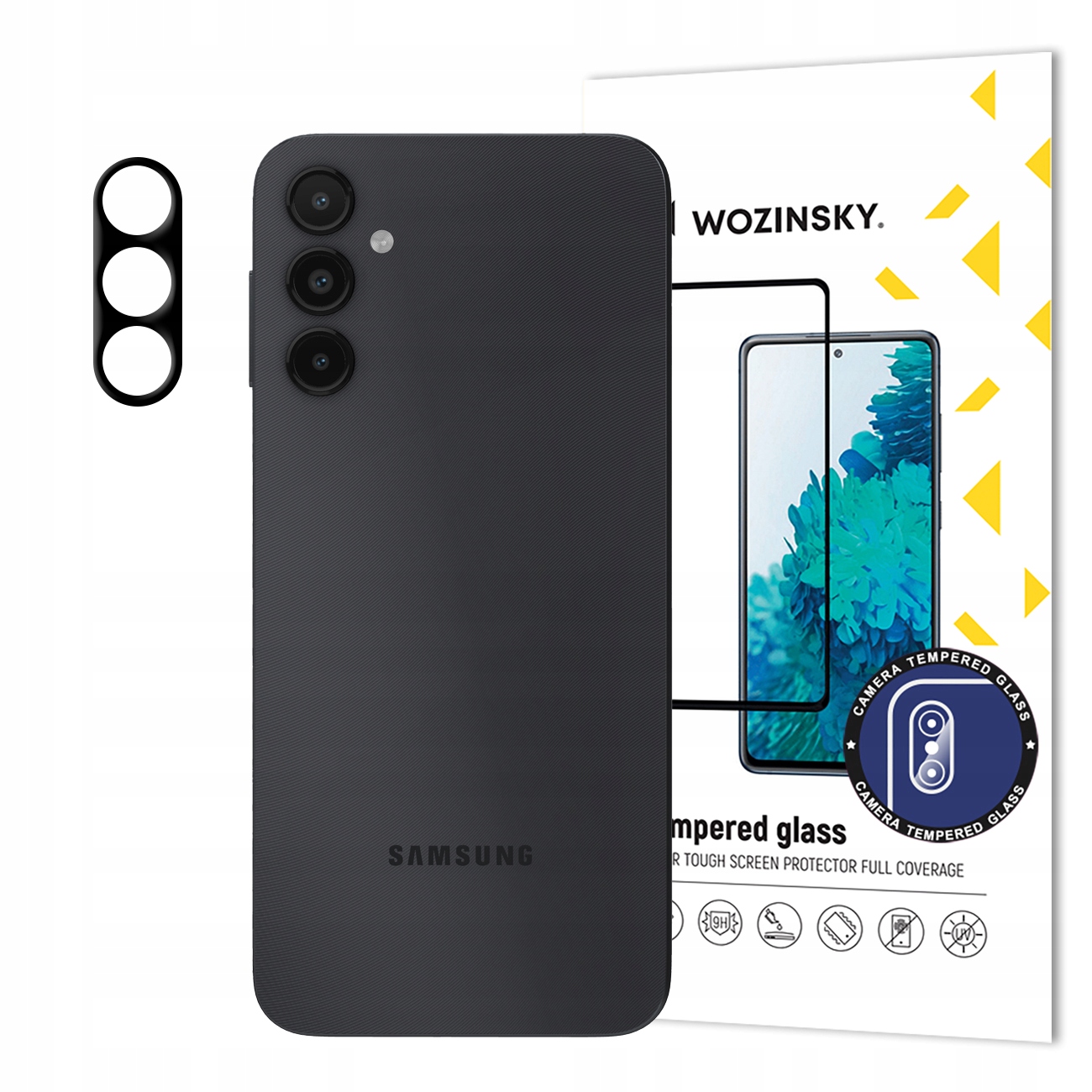 Szkło hartowane 9H na aparat kamerę do Samsung Galaxy A14 5G A14 Full Cam