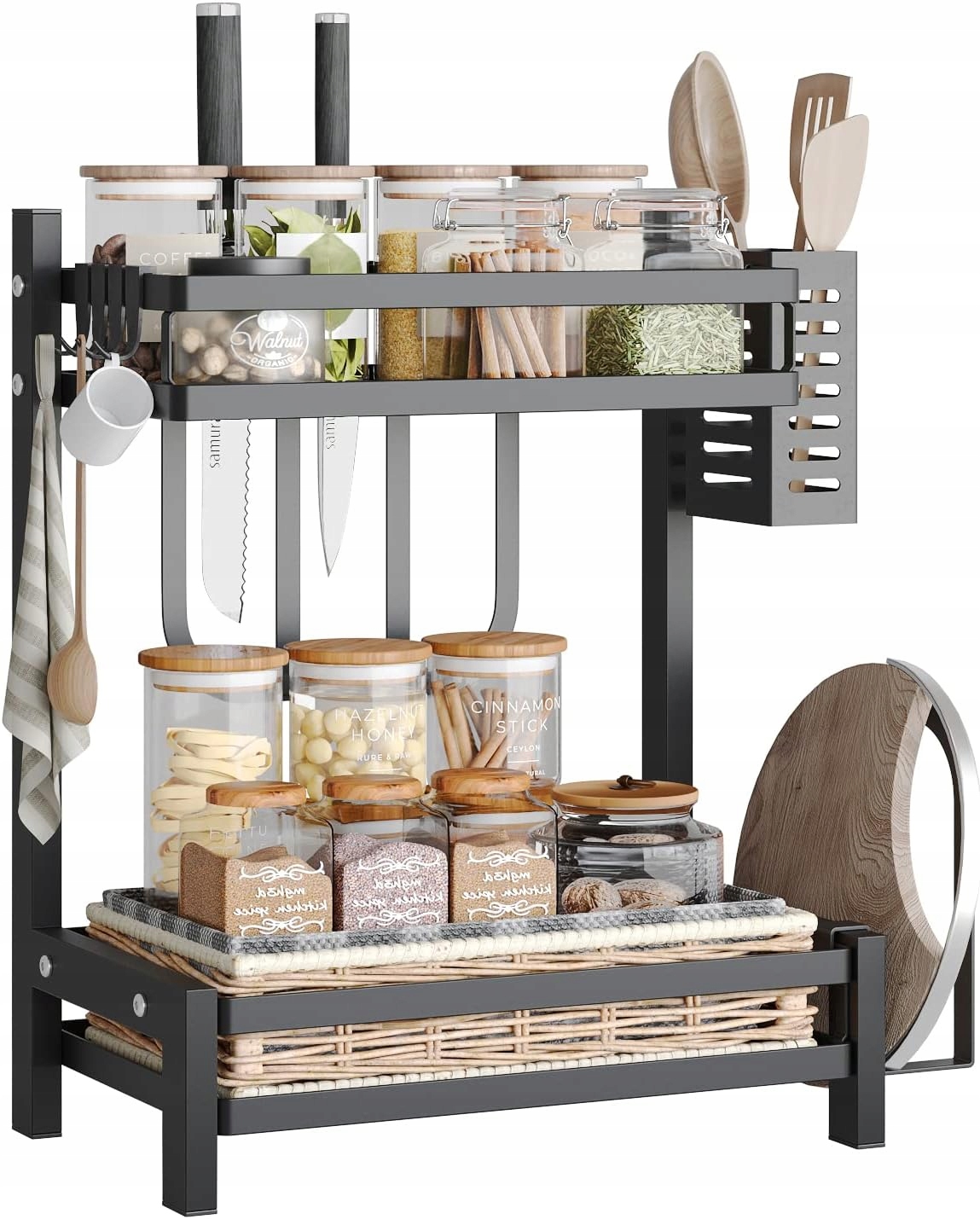 PÓŁKA NA PRZYPRAWY KUCHENNA STOJAK ORGANIZER BLAT