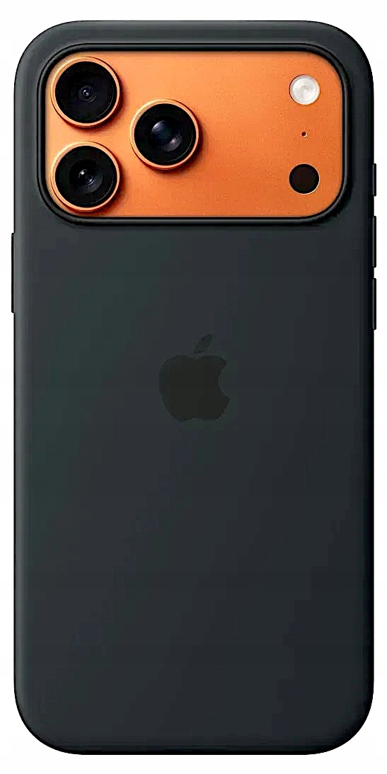 Silikonové pouzdro pro iPhone 17 Pro Max Černá Silicone Case Black