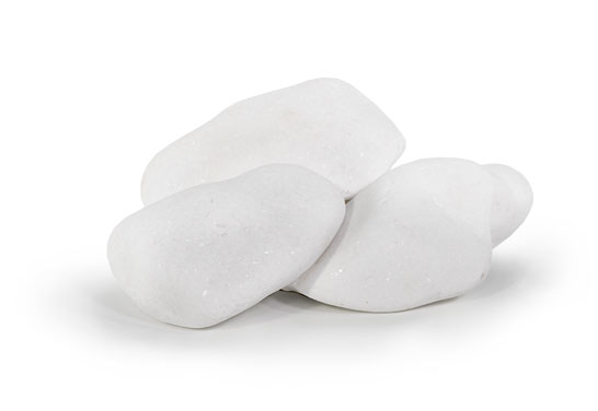 

Kamień Thassos 25 kg otoczak śnieżnobiały 3-6 cm