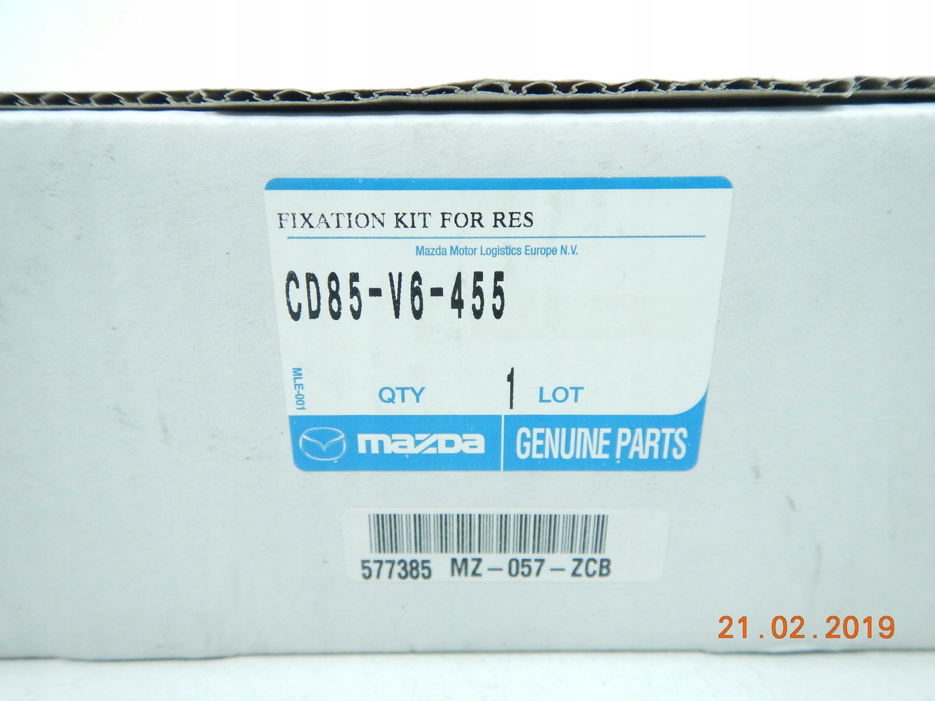 wiring bracket ODTWARZACZA DVD MAZDA 5 / CD85V6455