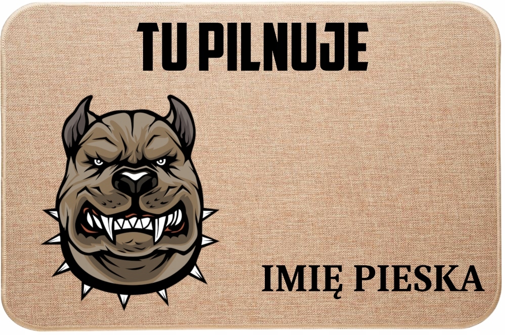 Ľanová Vstupná Stieračka Tu Stráži Meno Pitbull