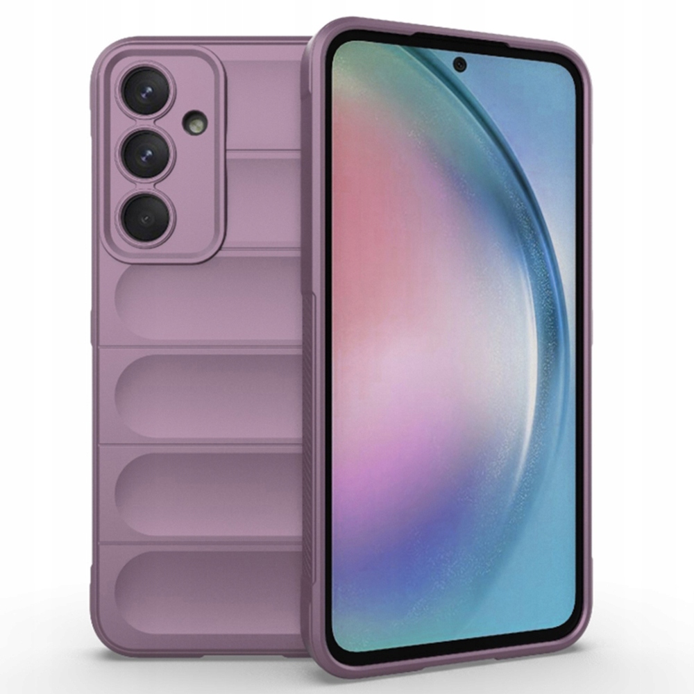Techsuit Magic Shield – etui na Samsung Galaxy A55 5G – fioletowe