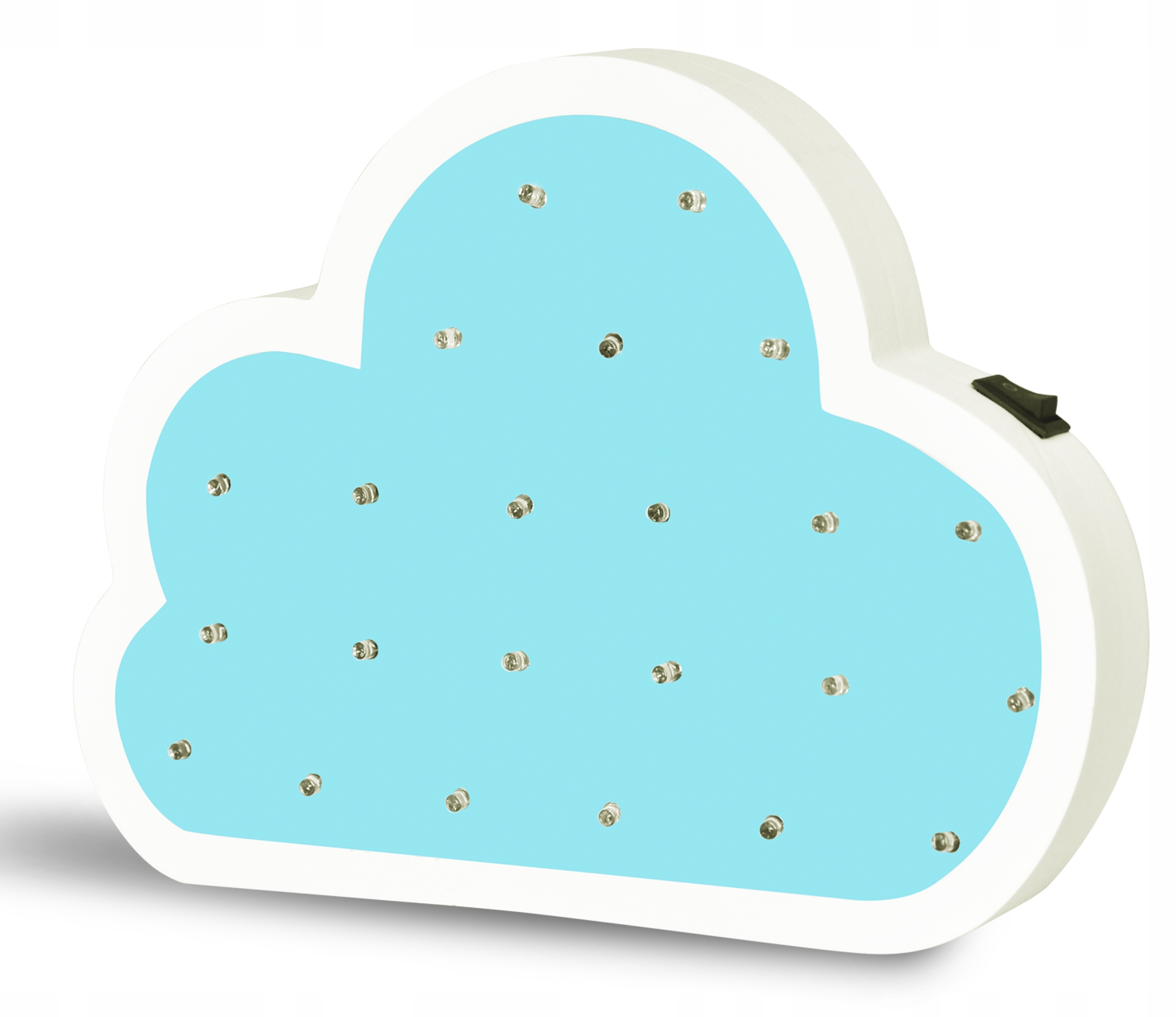 

Lampka Led Nocna baterie Chmurka dla dzieci drewno