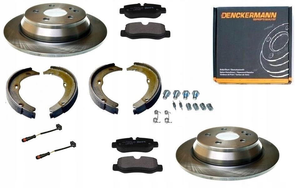 Kotouče Čelisti Pružiny Mercedes Vito W447 2014- Zadní Sada