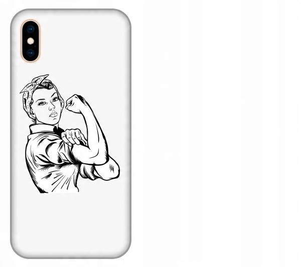 

Etui pokrowiec iPhone Xs Max Women power Sila kobi