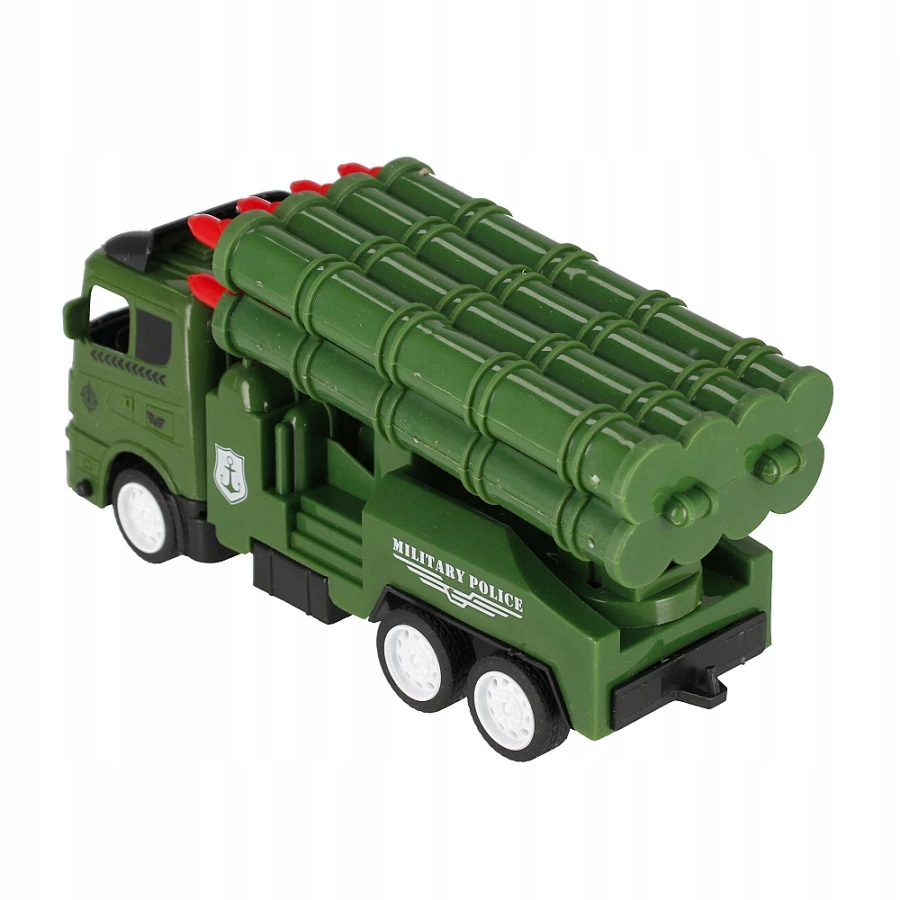 AUTO CIĘŻAROWE WOJSKOWE CIĘŻARÓWKA WOJSKOWA WYRZUTNIA RAKIET Marka Mega Creative