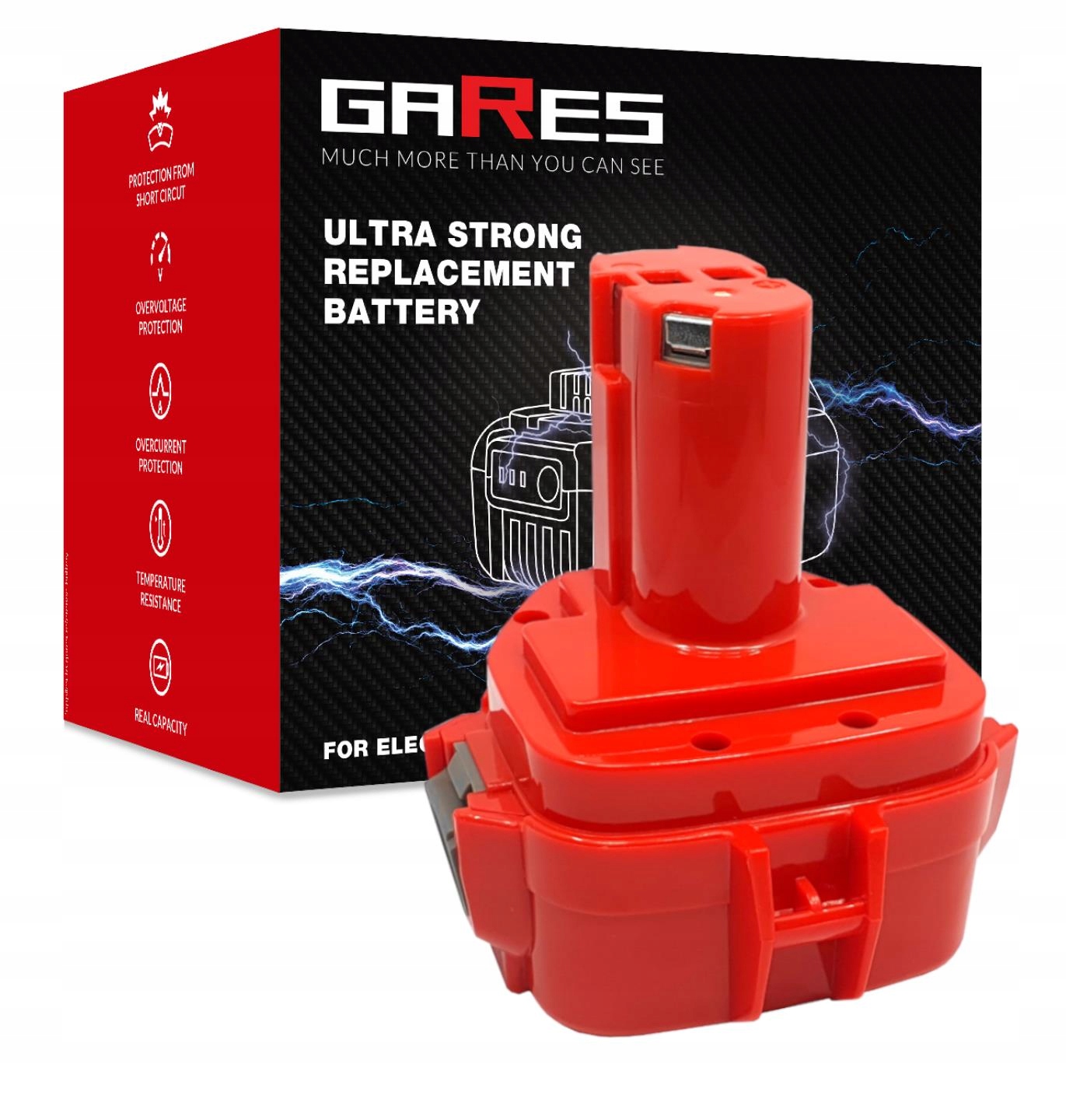 Akumulátor pro Makita 6223D UB120DWB ML122 6227DWE 12V 2Ah