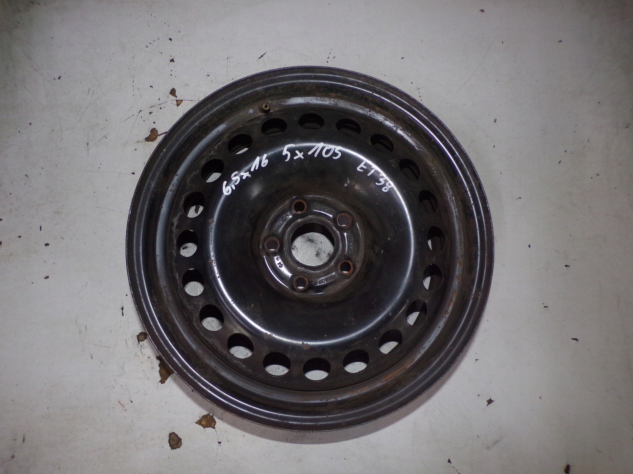 FELGA STALOWA 6,5JX16 5X105 ET38