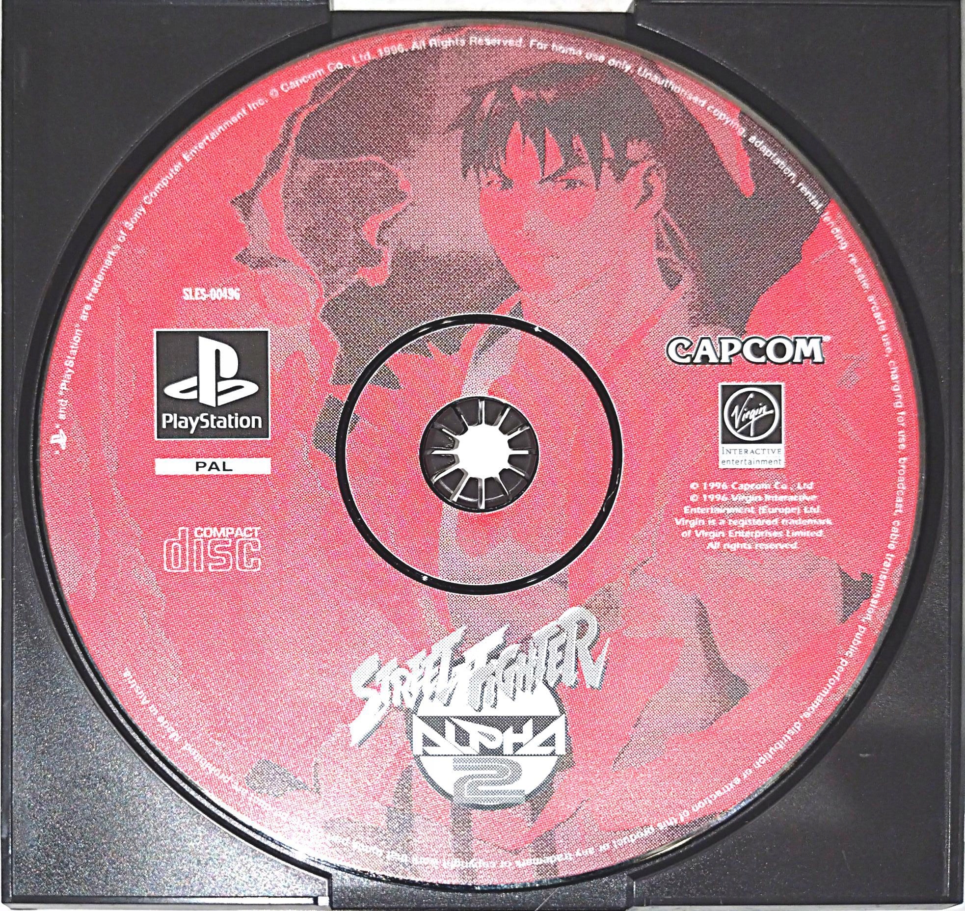 STREET FIGHTER ALPHA 2 Sony PlayStation (PSX) SAMA PŁYTA