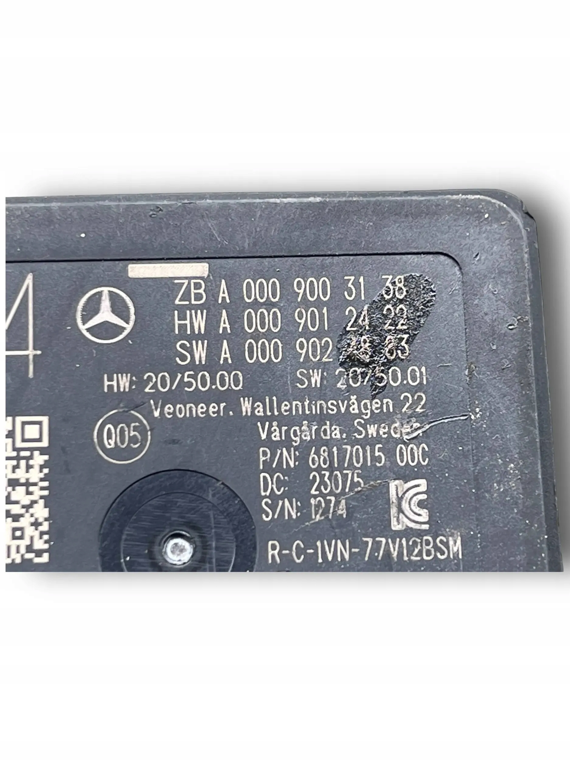 MERCEDES EQS Sensor RADAR DISTRONIC 0009003138 !M