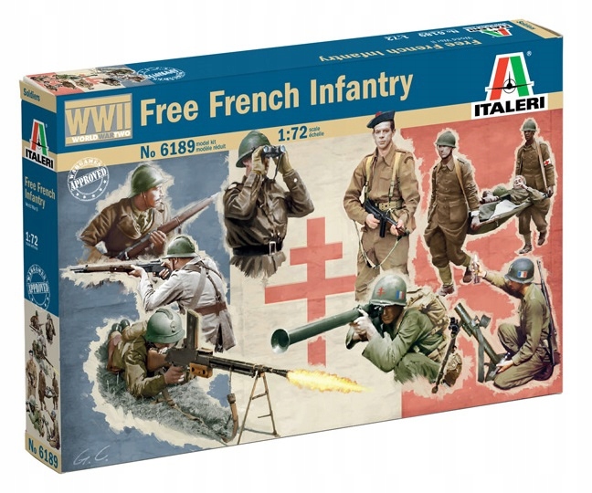1:72 Wwii Free French Infantry