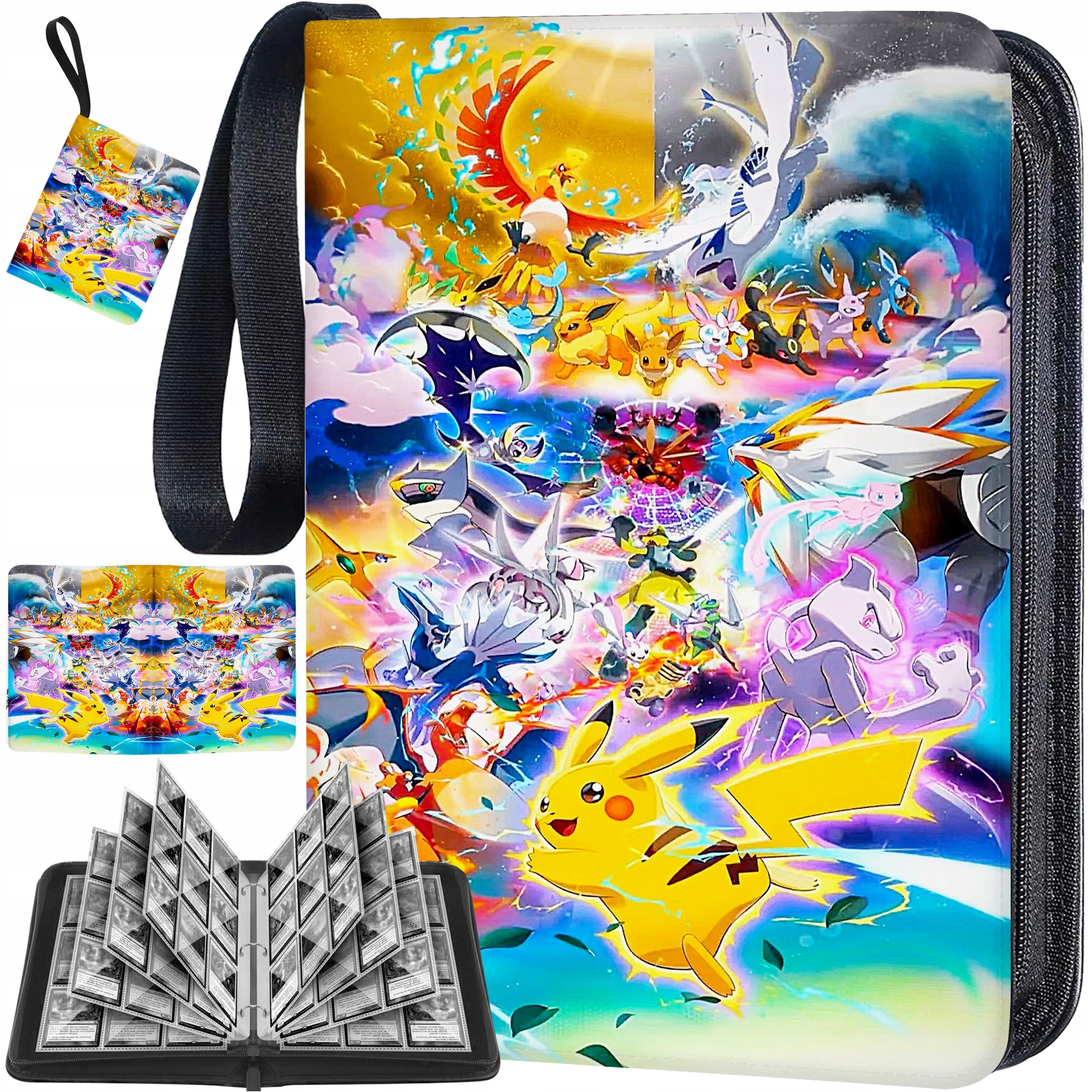 SEGREGATOR / ALBUM NA KARTY POKEMON - 900 KART - KLASER Z ZAMKIEM