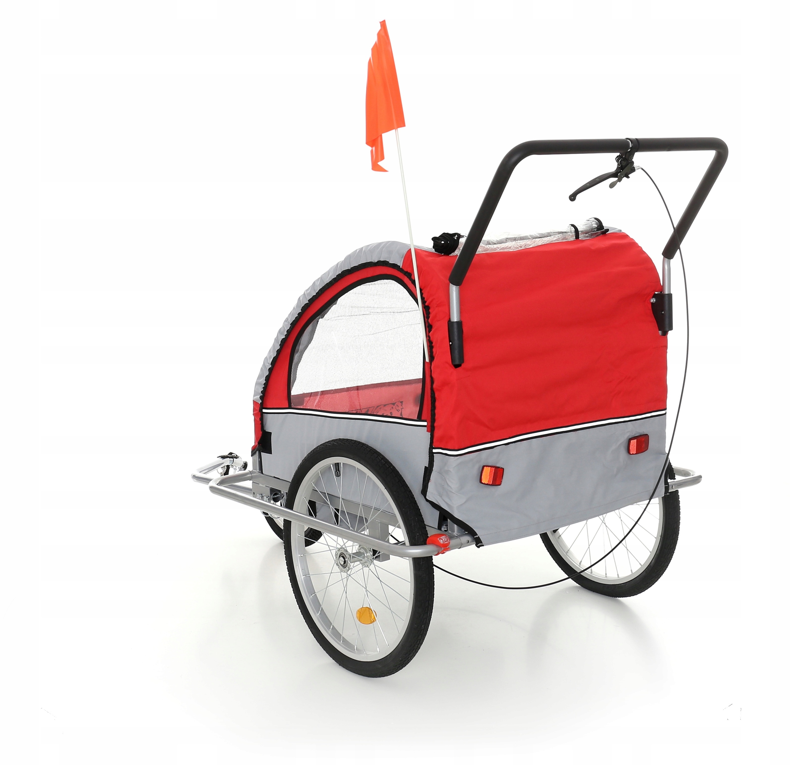 Przyczepka rowerowa dla dzieci All4Baby BT02 2 KOLORY AMORTYZOWANA Model BT02