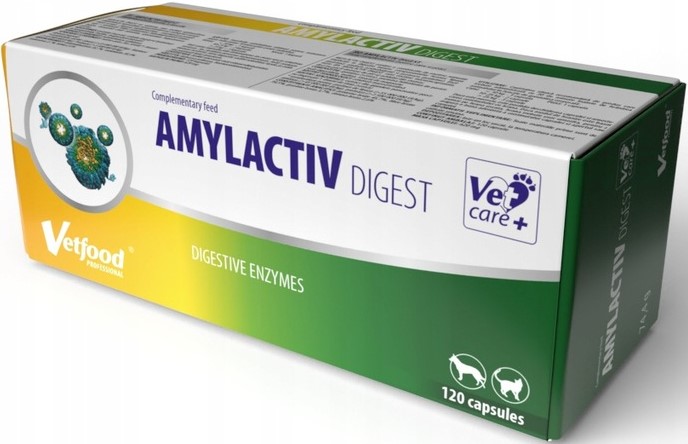 Levně Vetfood Amylactiv Digest 120 kapslí