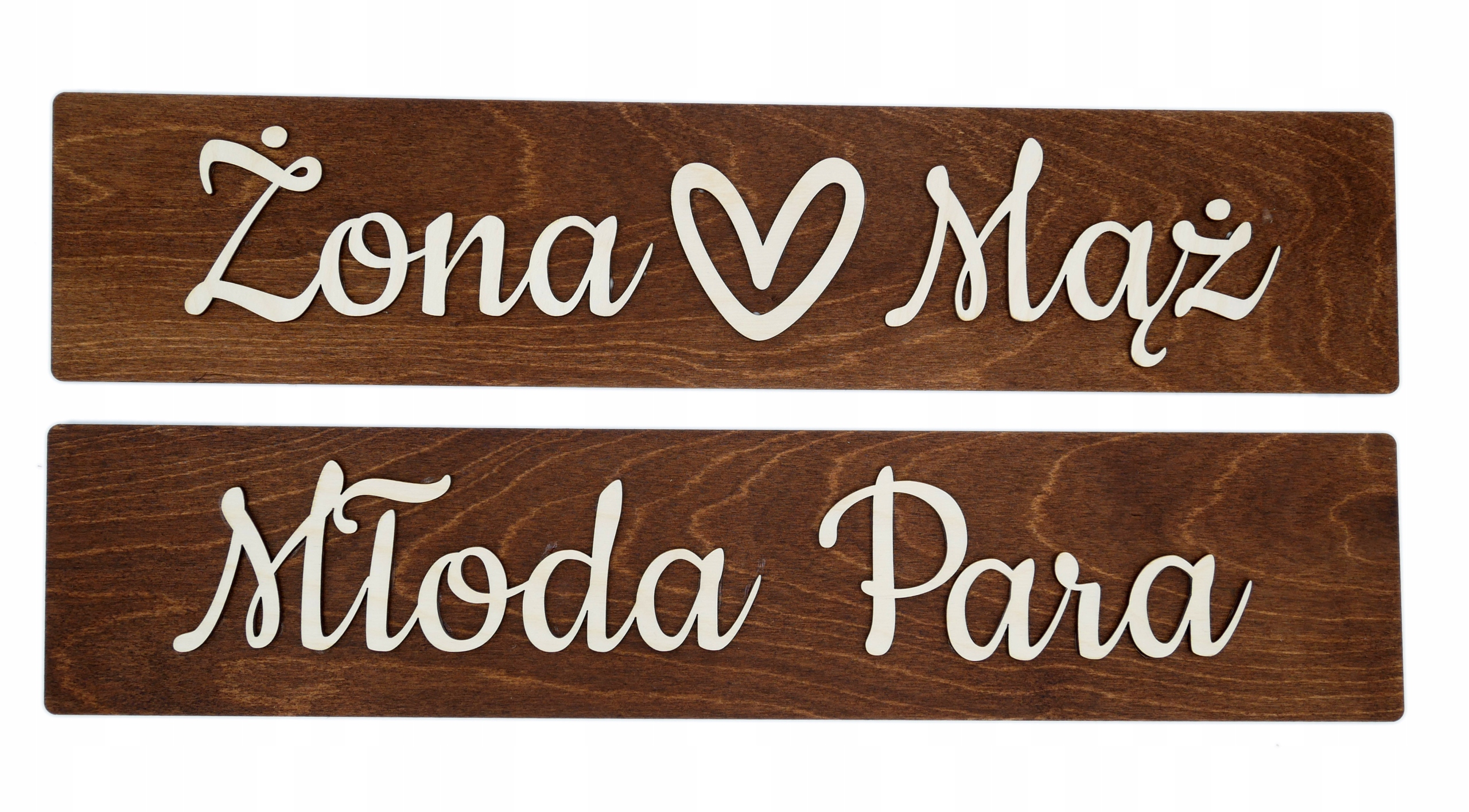 

Tablice Do Auta Ślubne Rustykalne Drewniane