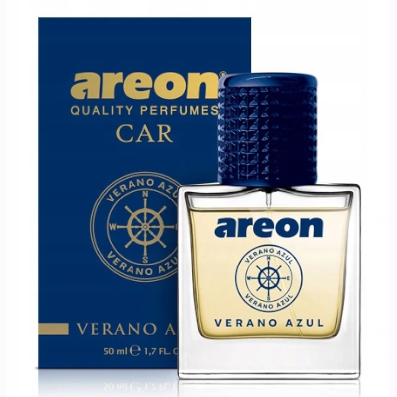 Perfumy Samochodowe Zapach Do Auta Areon Car Perfumes 50 ml Verano Azul