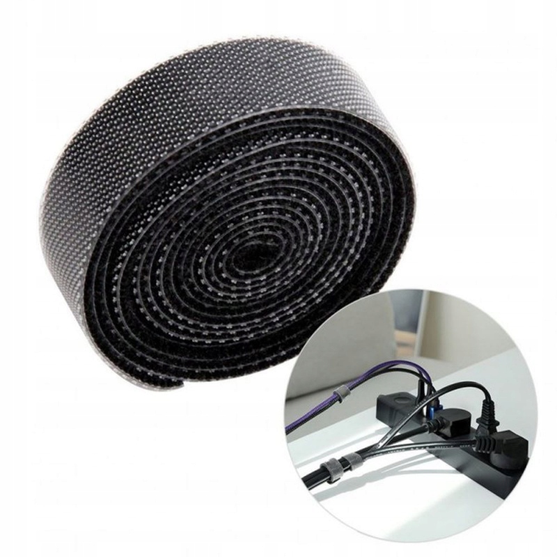 TAŚMA RZEPOWA OPASKA RZEP ORGANIZER KABLI 10mm 5m Kod producenta DSJ RZEP 5M