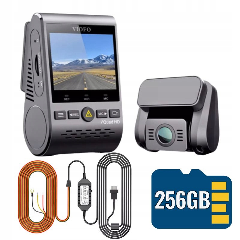 

Wideorejestrator Viofo A129 Plus Duo-G +256GB +HK3