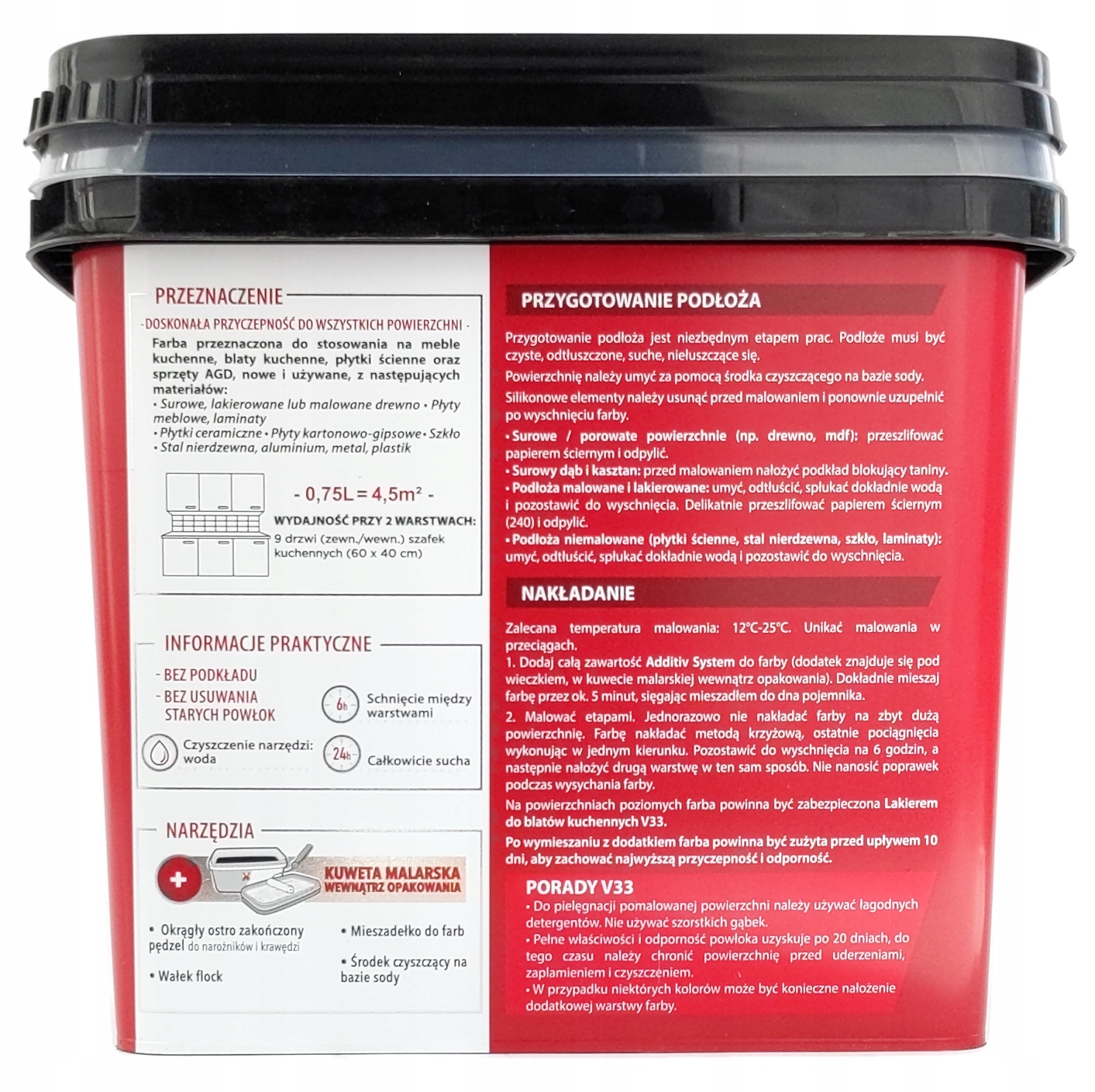 FARBA DO MALOWANIA MEBLI KUCHENNYCH PŁYTEK BAWEŁNA EAN (GTIN) 3153895149174